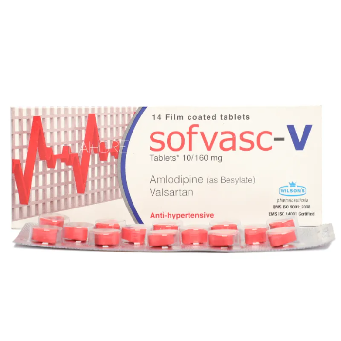 Sofvasc V 10mg/160mg Tablets (14s)