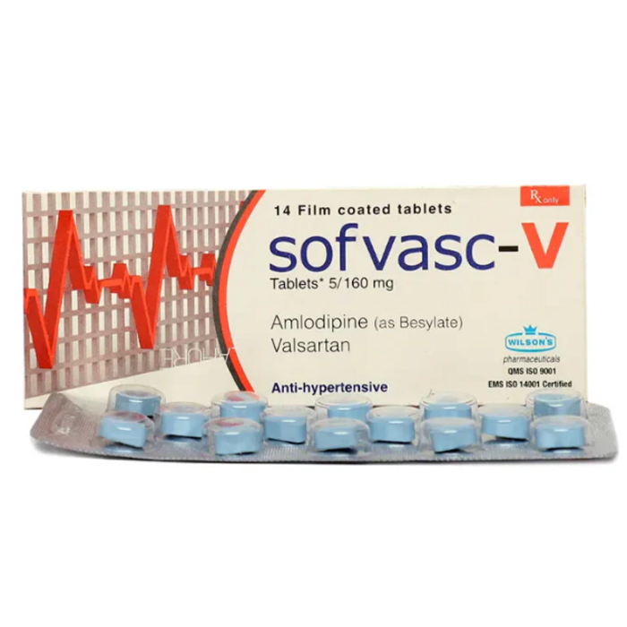 Sofvasc V 5mg/160mg Tablets (14s)