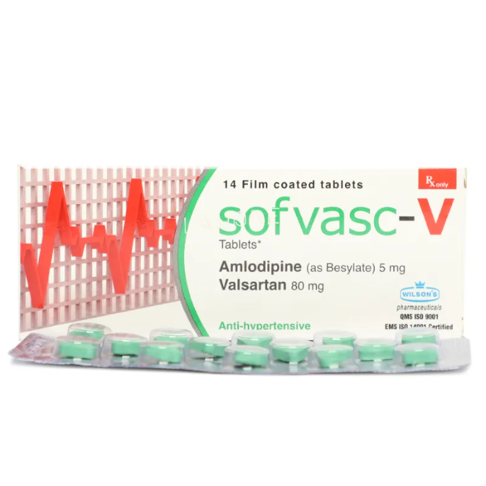 Sofvasc V 5mg/80mg Tablets (14s)