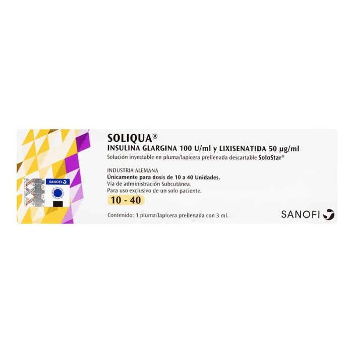 Soliqua 10U/50Mcg Injection