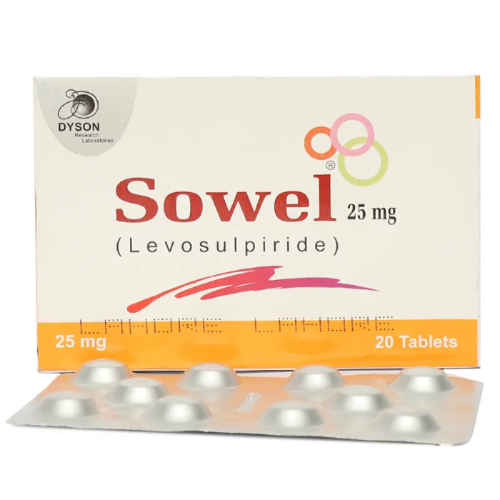Sowel 25mg Tablets