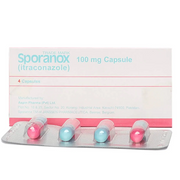 Sporanox 100mg Capsules (4s)
