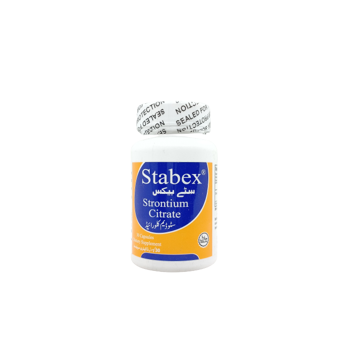 Stabex Strontium Citrate Capsules 30s