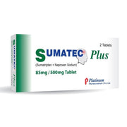 Sumatec plus 85mg 500mg tabs 2s