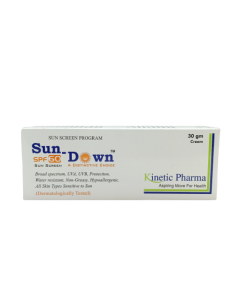 Sun Down Spf 60 Cream 30grm