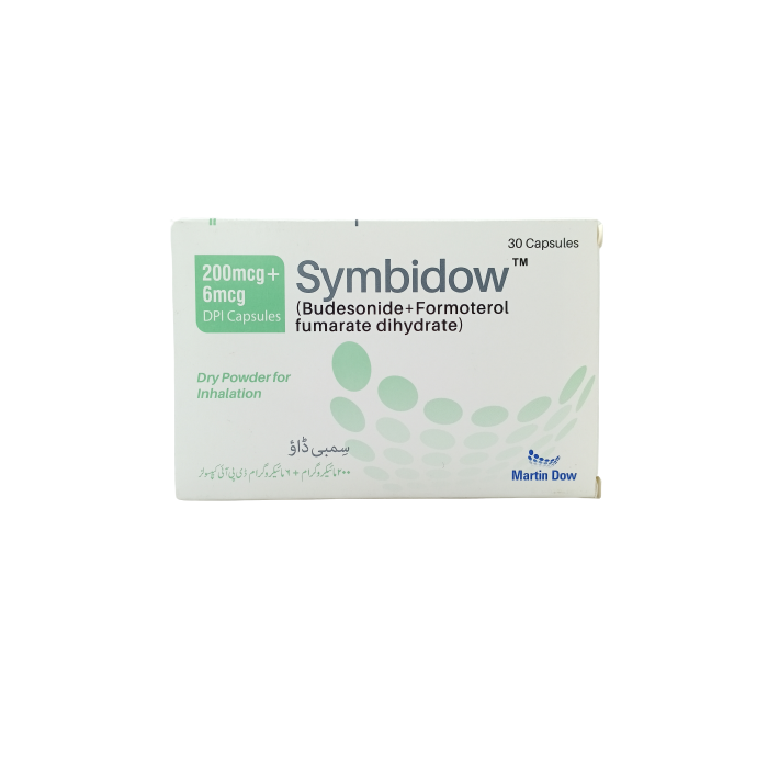 Symbidow 200mcg 6mcg Capsules 30s