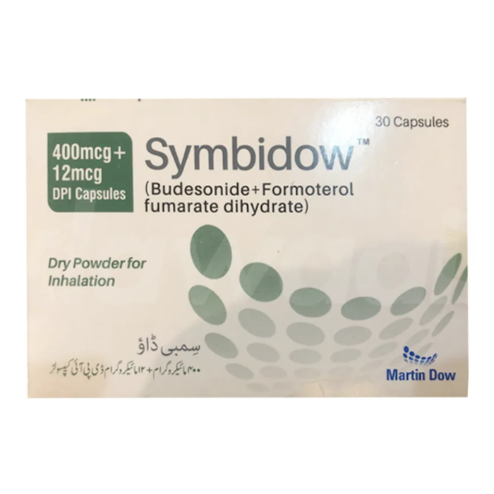 Symbidow 400mcg 12mcg Capsules (30s)