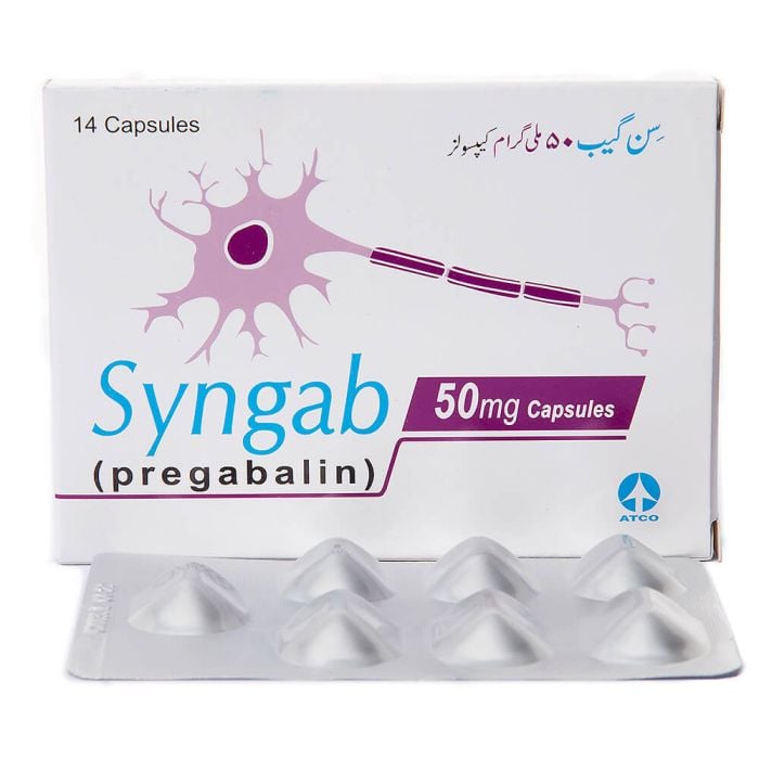 Syngab 50mg Capsules