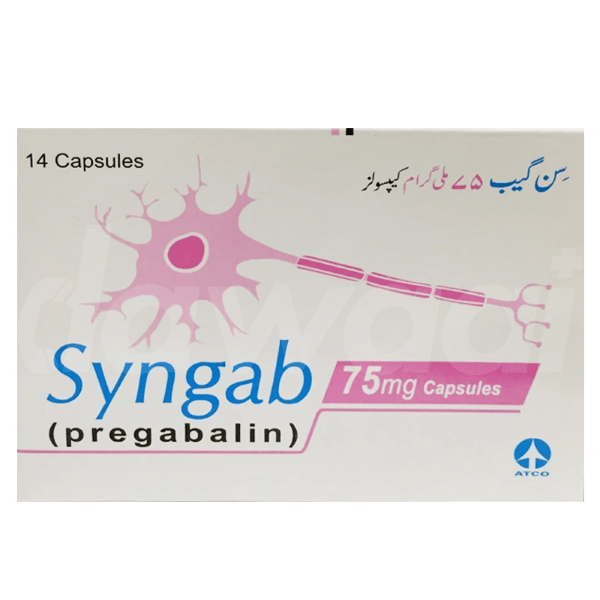 Syngab 75mg Capsules