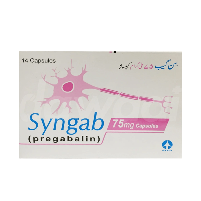 Syngab 75mg Capsules