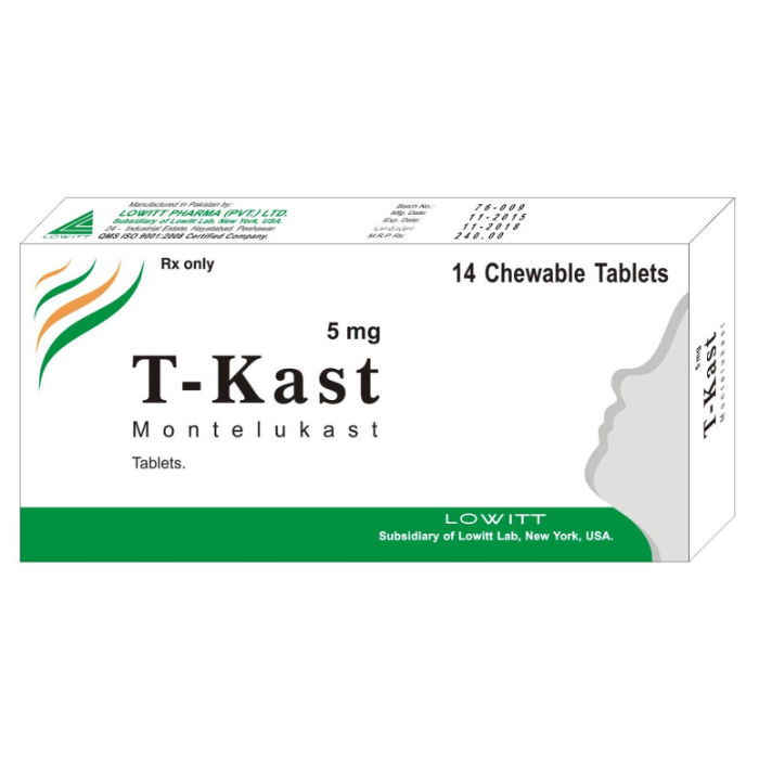 T Kast 5mg Tablets (14s)