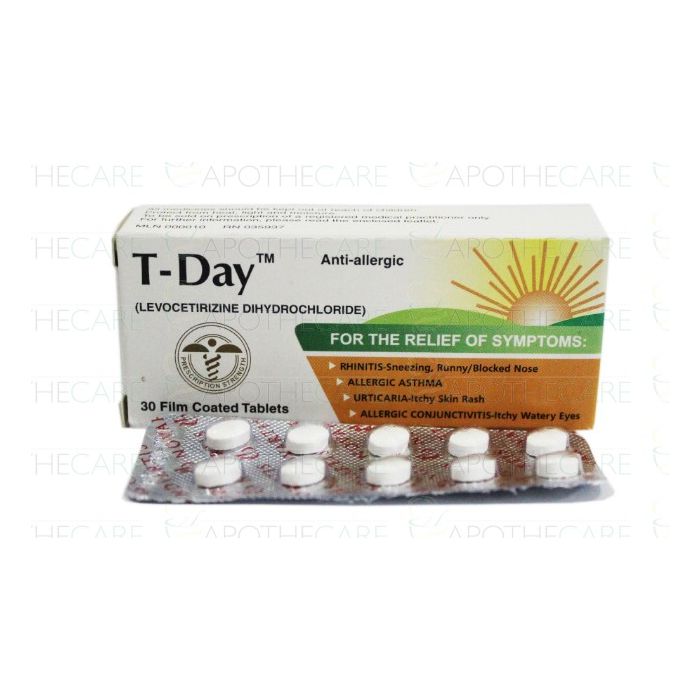 T Day 5mg Tablets 30s
