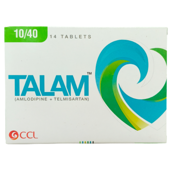 Talam 10mg/40mg Tablets (14s)
