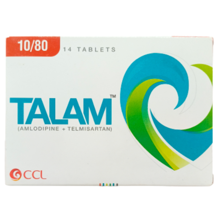Talam 10mg/80mg Tablets (14s)