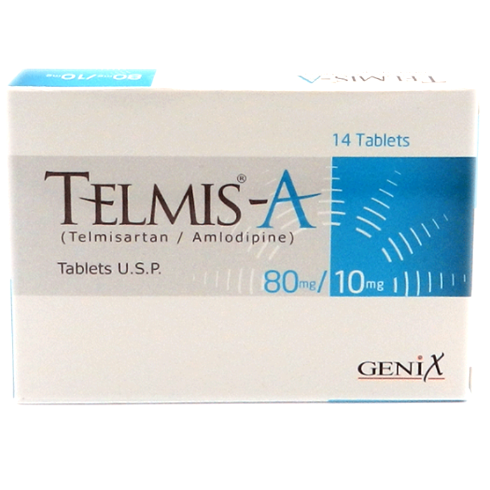 Telmis A 80mg/10mg Tablets (14s)
