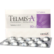 Telmis A 80mg/5mg Tablets (14s)