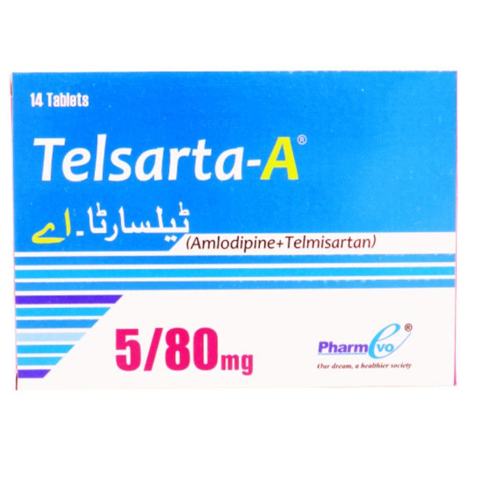 Telsarta A 5mg/80mg Tablets (14s)