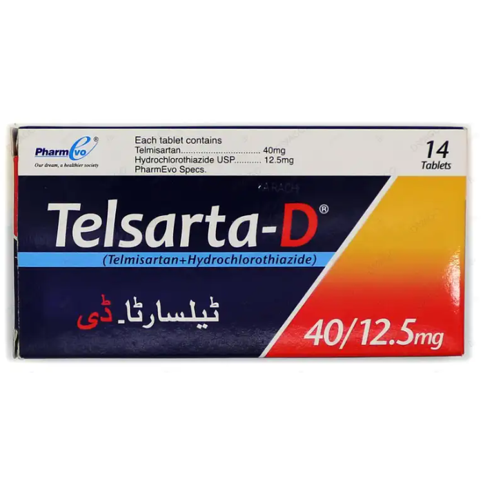 Telsarta D 40mg/12.5mg Tablets (14s)