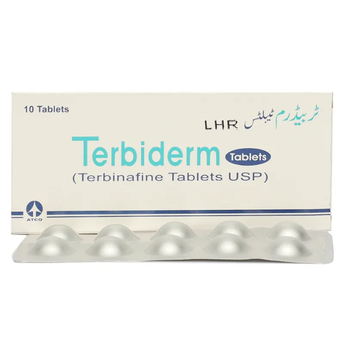 Terbiderm 125mg Tablets (10s)
