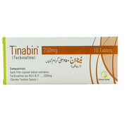 Tinabin 250mg Tablets (10s)