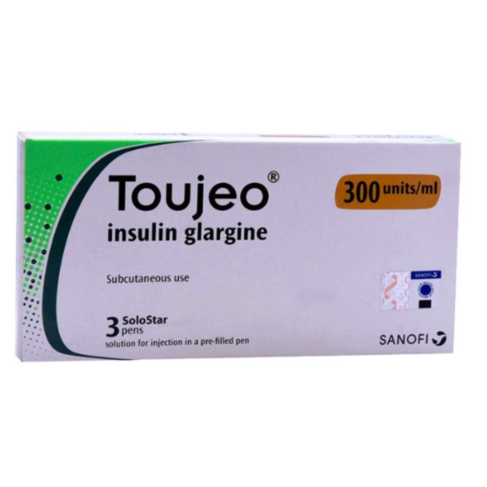 Toujeo Insulin Glargine Solostar Pens (3s)