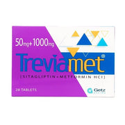 Treviamet 50mg 1000mg Tablets 28s