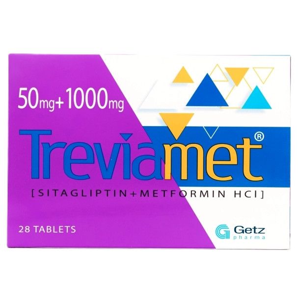 Treviamet 50mg/1000mg Tablets (28s)