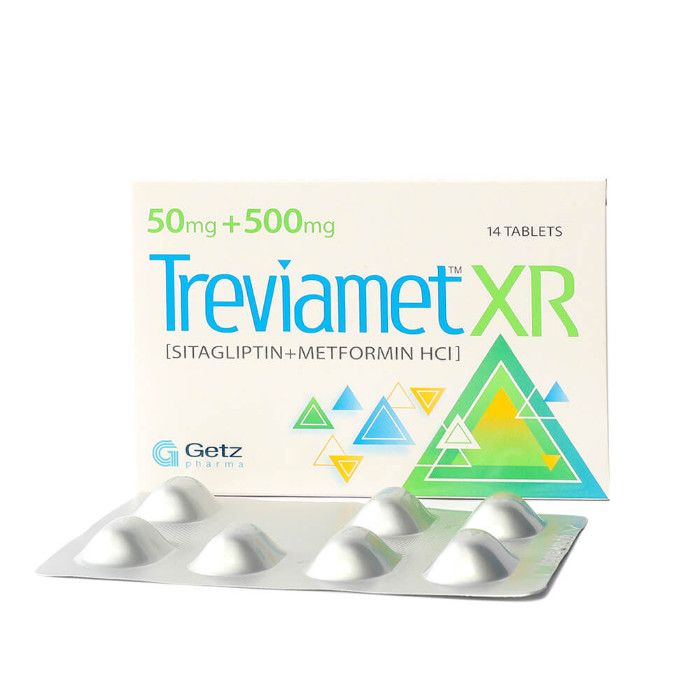 Treviamet XR 50mg 500mg Tablets (14s)