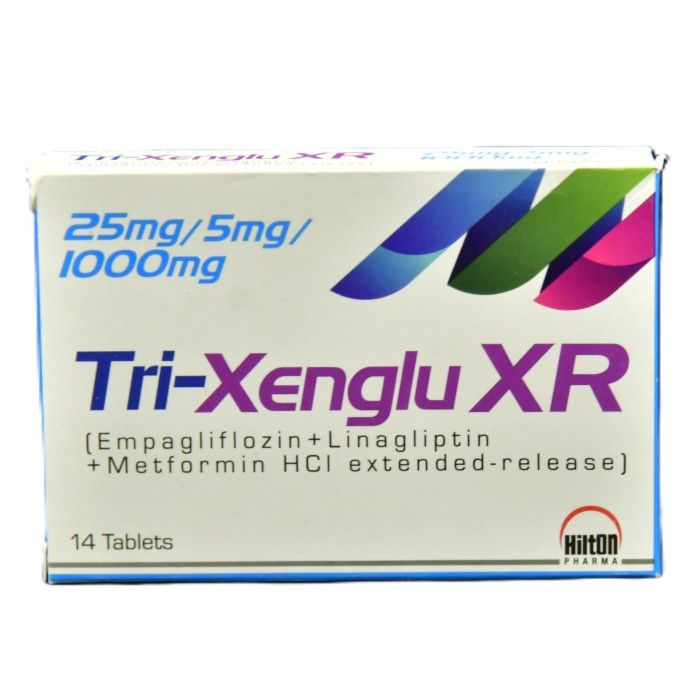Tri Xenglu XR 25mg/5mg/1000mg Tablets (14s)