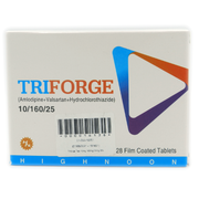Triforge 10mg/160mg/25mg Tablets (28s)