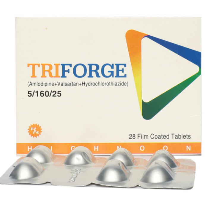 Triforge 5mg/160mg/25mg Tablets (28s)