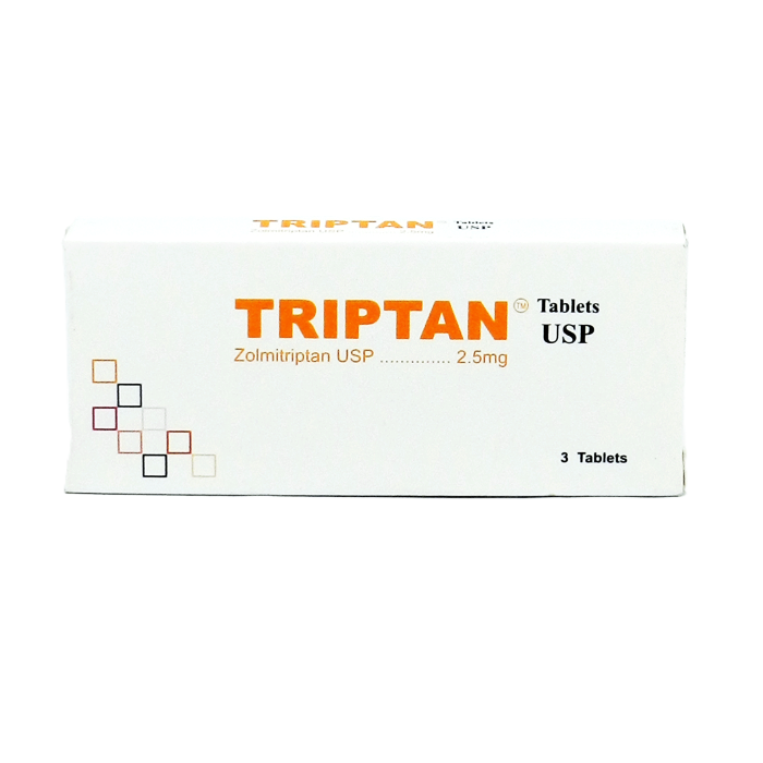 Triptan 2.5mg Tablets