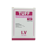 Tuff Inj 1gm Iv
