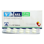 Vadil 25mg Tablets (10s)