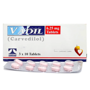 Vadil 6.25mg Tablets