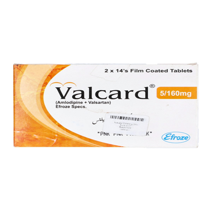 Valcard 5mg/160mg Tablets (28s)