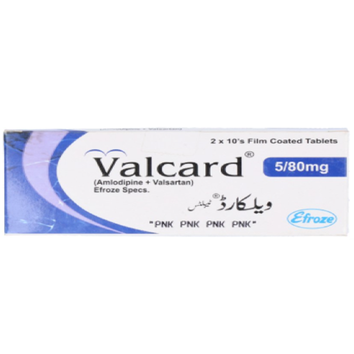 Valcard 5mg/80mg Tablets (20s)