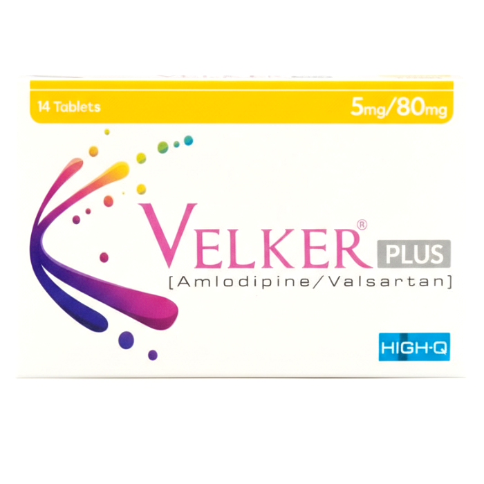 Velker Plus 5mg/80mg Tablets (14s)