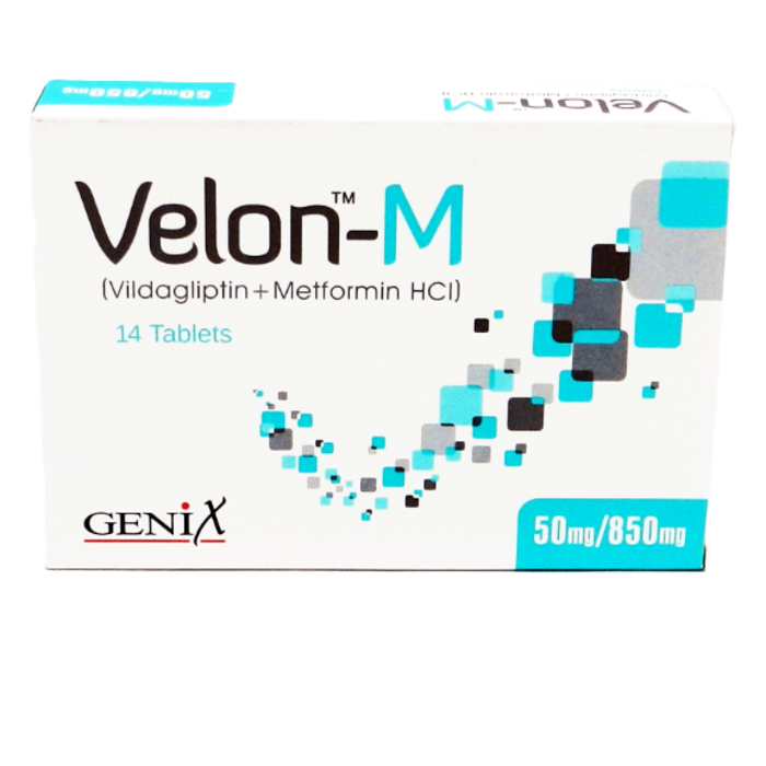 Velon M 50mg/850mg Tablets (14s)