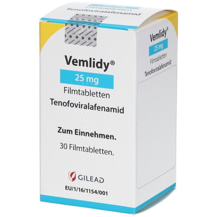 Vemlidy 25mg Tablets (30s)