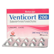 Venticort 200mcg/6mcg Rotacaps (30s)