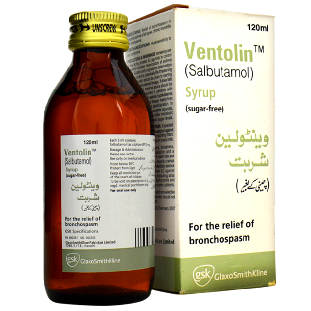 Ventolin 120ml Syrup