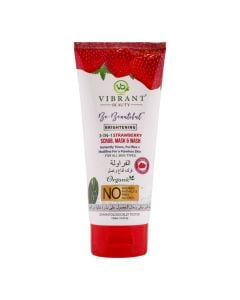 Vibrant Strawberry Scrub Mask & Wash 150ml 3 In 1