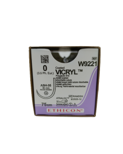 Vicryl 0 W9221 36mm J Needle