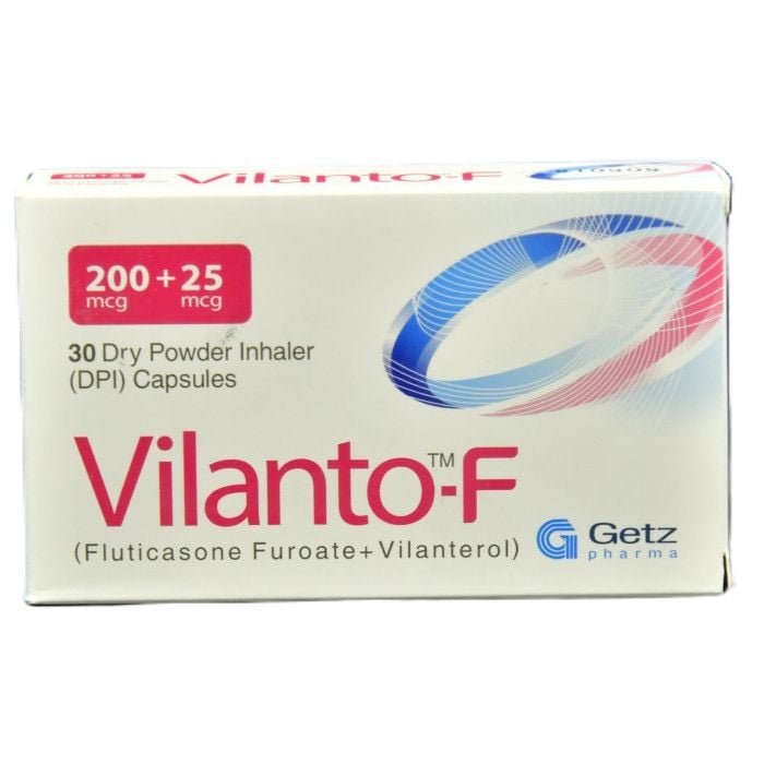 Vilanto F 200mcg/25mcg Dry Powder Inhaler Capsules (30s)