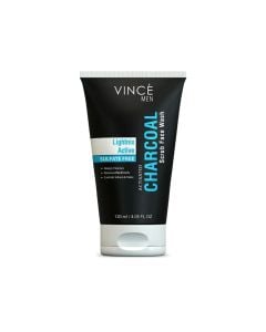 Vince Men Lightnix Charcoal Scrub Face Wash 120ml