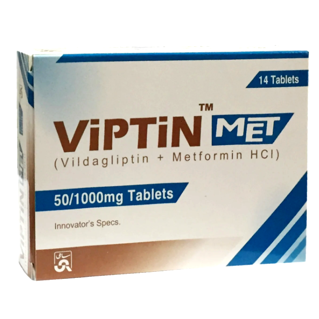 Viptin Met 50mg/1000mg Tablets (14s)