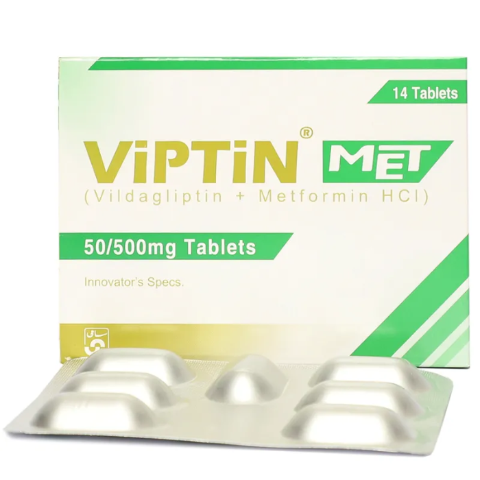 Viptin Met 50mg/500mg Tablets (14s)