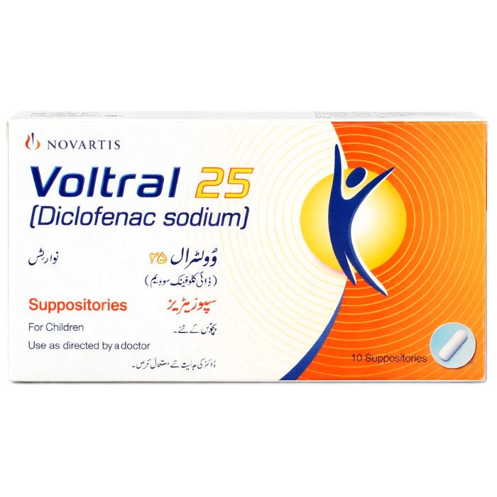 Voltral 25mg Suppository