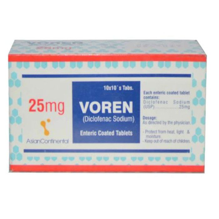 Voren 25mg Tablets (100s)
